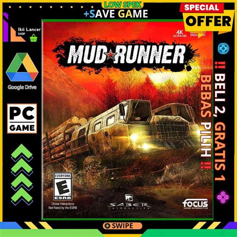 Jual Spintires MudRunner PC LAPTOP GAMES CARA INSTALL MUDAH