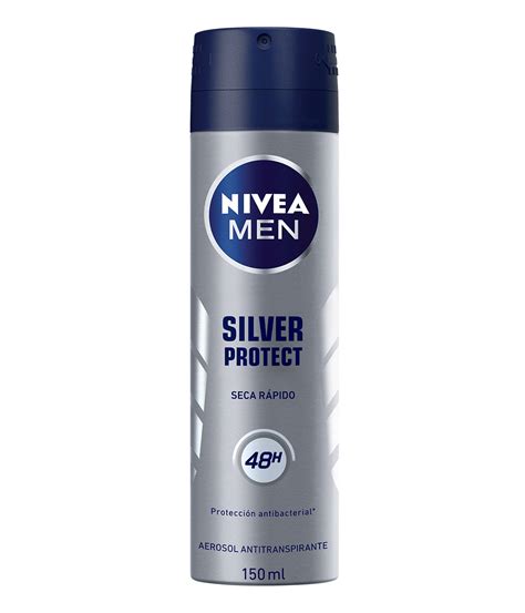 Ml Antitranspirante Silver Protect Aerosol Antibacterial Nivea Men