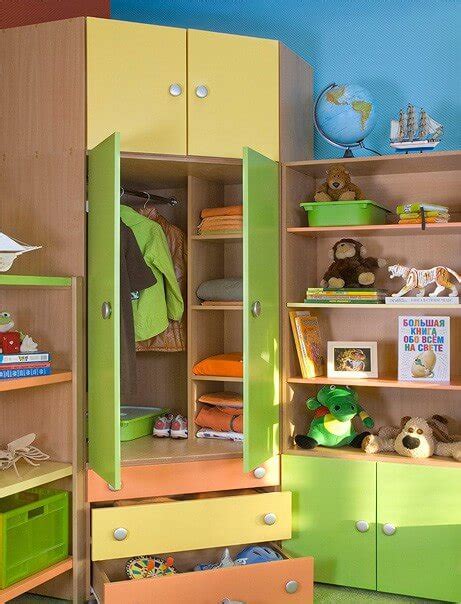 Угловой шкаф в детскую комнату - какие бывают | Как выбрать?