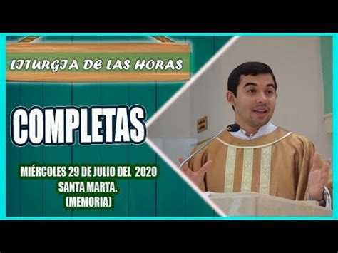 Oración de la noche Completas día miércoles Padre Sam YouTube