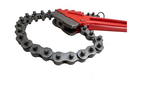 Цепной ключ для больших нагрузок VOLL с24 для труб до 5", 125мм 5.05024 ...