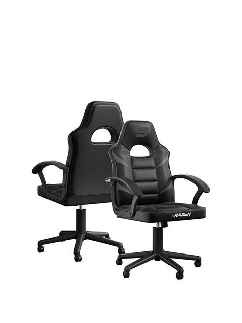 Brazen Valor Mid Back Pc Gaming Chair Grey Very