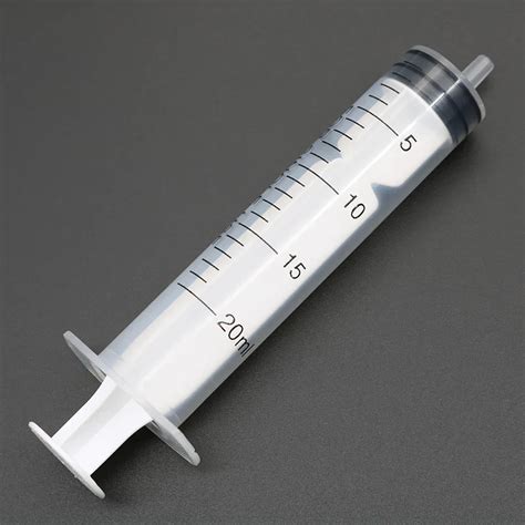 1pc Plastic 20 Ml / 1 Ml Sterile Syringe Nutrition Health Cake ...