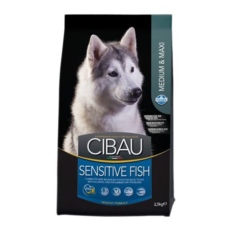 CIBAU SENSITIVE FISH MEDIUM e MAXI (2,5 Kg) - Alimento completo per ...