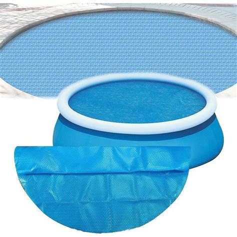 Couverture Solaire Piscine Ronde Bâche Bulles Piscine Protection Film D