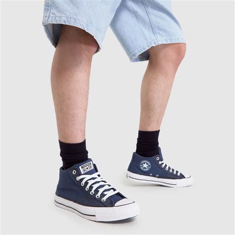 Mens Navy Converse All Star Malden Trainers Schuh