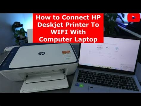 How to Connect HP Deskjet Printer To WIFI With Computer Laptop - YouTube