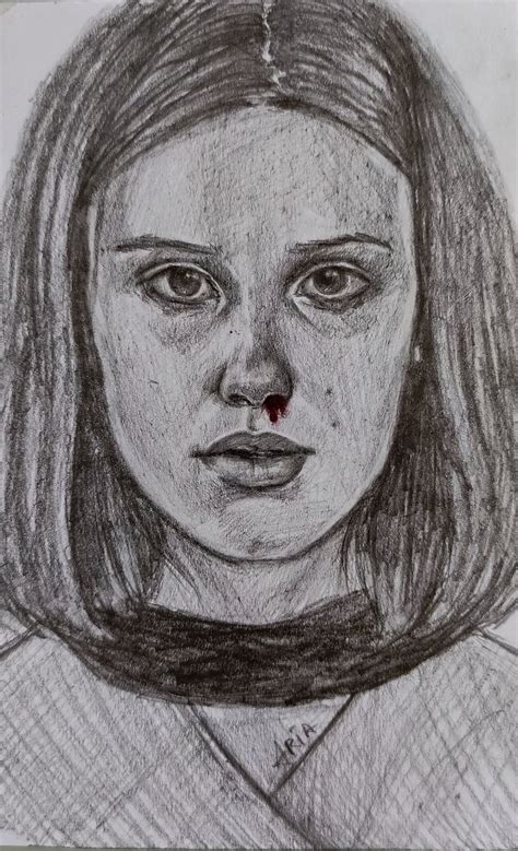 Eleven Hopper Drawing Millie Bobby Brown Drawings Sketches Male