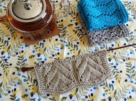 Lace dishcloth patterns with 52SP size - Oh La Lana! knitting blog