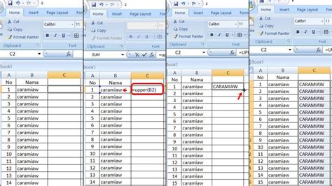 Ini Dia Cara Mengubah Huruf Kapital Di Excel Cepat Rapi