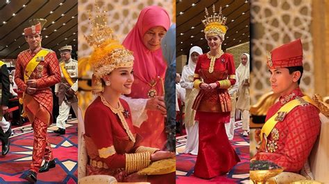 Princeabdulmateen Brunei Enjoys A Powdering Ceremony With Bride