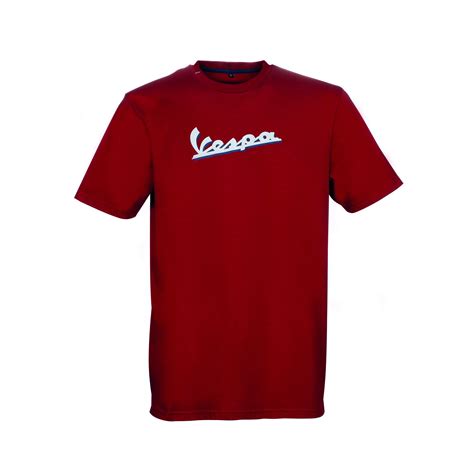 Vespa T Shirt Graphic Men Red Shirts Clothing Piaggio Vespa