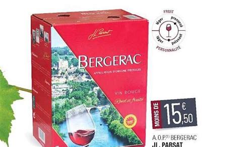 Promo A O P Bergerac Jl Parsat Chez E Leclerc Icatalogue Fr