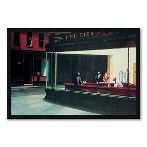 Nighthawks Framed Art Print By Edward Hopper Edward Hopper Posters