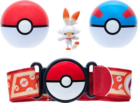 Pokemon Clip N Go Pokeball Belt Set Pokéball Great Ball and