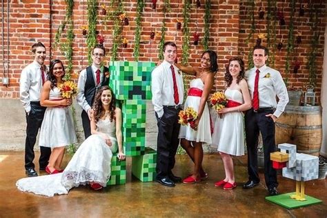 Minecraft Wedding | Geeky wedding, Wedding show, Wedding