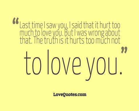 I Love You So Much That It Hurts Quotes Adel Loella