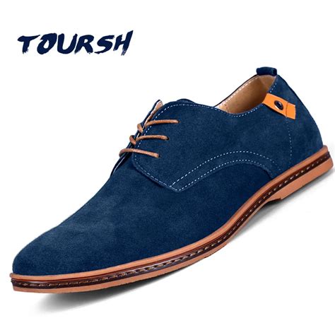 TOURSH Shoes Men Casual Leather Shoes Krasovki Men Shoes Casual 2017 In ...