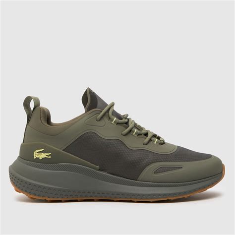 Lacoste Khaki Active Trainers Shoefreak