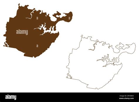 Sutherland Shire Commonwealth Of Australia New South Wales Nsw Map