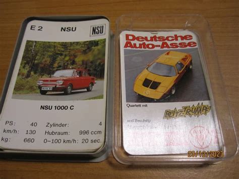Altes Quartettspiel Von Ass Deutsche Auto Asse Eur Picclick De