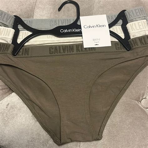 Calvin Klein Underwear Intimates Sleepwear Calvin Klein Three Pack Cheeky String Bikini Panties