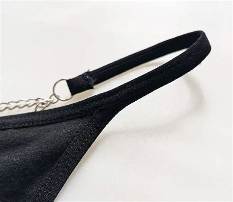 Cadena de tanga Bikini de tanga personalizado Tanga Cadena de bikini Lencería Cadena de
