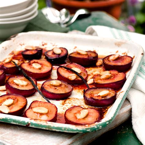 Honey and Rose Baked Plums | Breakfast Recipes | Woman & Home