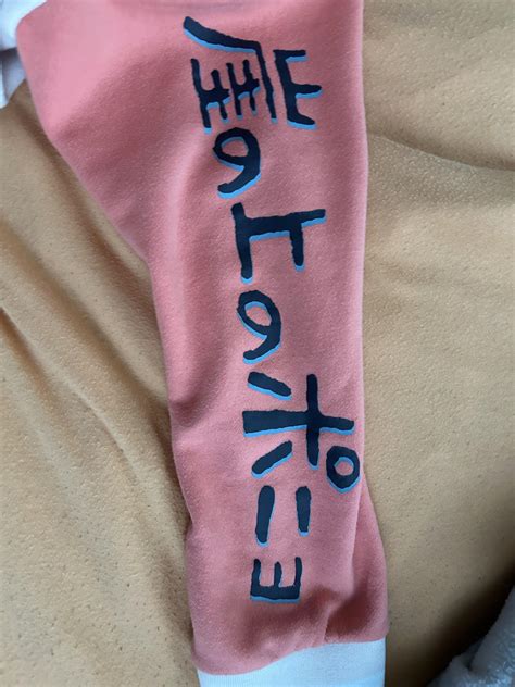 [Japanese>English] one sleeve of my Ponyo hoodie : r/translator