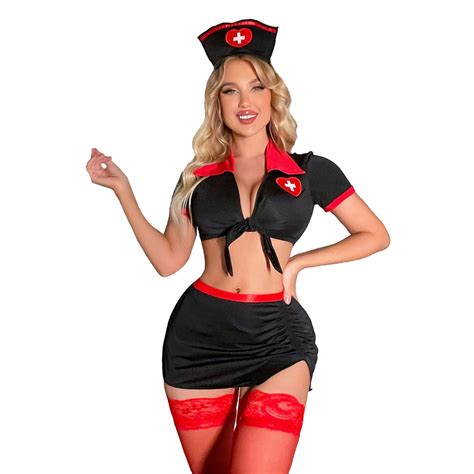 Odeerbi Women S Lingerie Set Valentine S Day Sexy Lacing Nightclub Spicy Girls Set