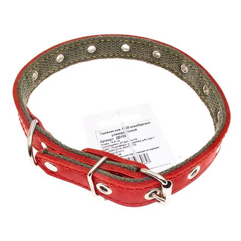 Ошейник №20 кожа/брезент универсальный размер 15-47 см :: ДВ ...
