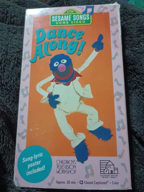 Sesame Street Dance Along Vhs Picclick Uk