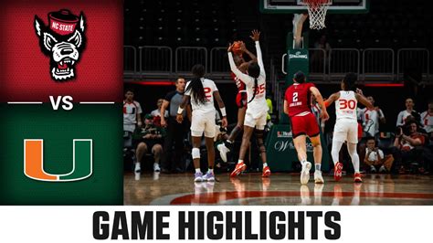 NC State Vs Miami Game Highlights 2023 24 ACC Womens Basketball