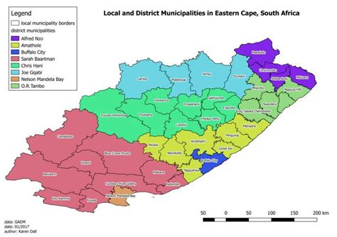 local  district municipalities  eastern cape data gadm