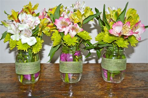 Diy Mason Jar Flower Vases Beautiful And Thoughtful Ts