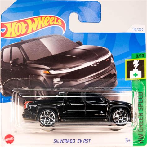 Hot Wheels Silverado Ev Rst Velocidade Verde Hw Etsy