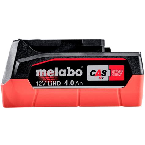 Аккумулятор Metabo LiHD 12 В 4 Ah - Метабо-Центр (Киев)