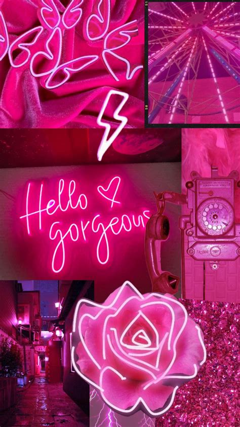 Neonpink Neon Pink Wallpaper Girly Pink Neon Wallpaper Hot Pink Wallpaper