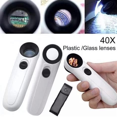 jual handheld  kaca pembesar kaca pembesar   lampu led