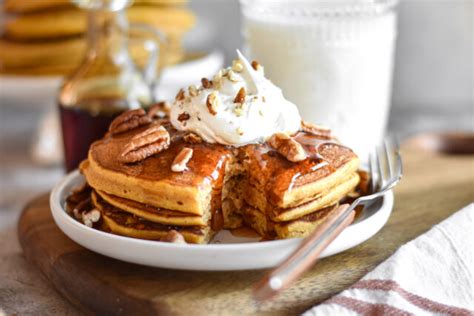 Fluffy Pumpkin Pancakes Recipes Eat Wheat