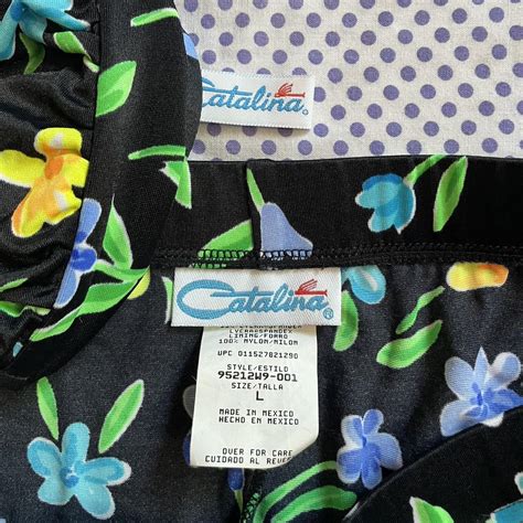 Vintage Pinup Girl High Waisted Floral Bikini Depop