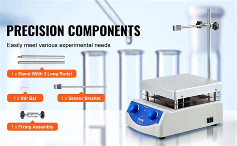 VEVOR Magnetic Stirrer Hot Plate Max F C RPM Hot Plate With Magnetic Stirrer