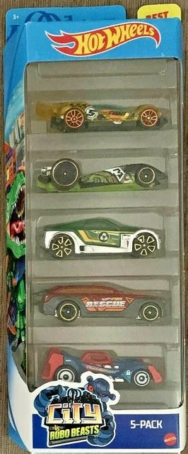 Hot Wheels City V S Robo Beasts Vehicle Gift Pack Ghp