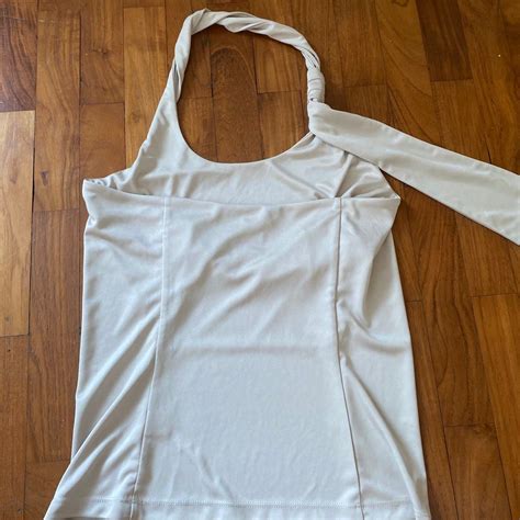 Vintage Nude Scarf Halter Top Women S Fashion Tops Other Tops On Carousell