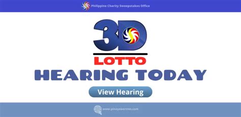 3D SWERTRES Hearing Today March 26 2024 PinoySwertres