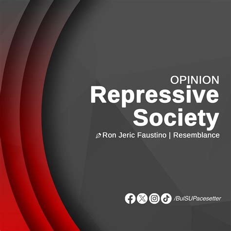 Repressive Society. Ron Jeric Faustino | Resemblance | by Pacesetter Newsroom | Pacesetter | Medium