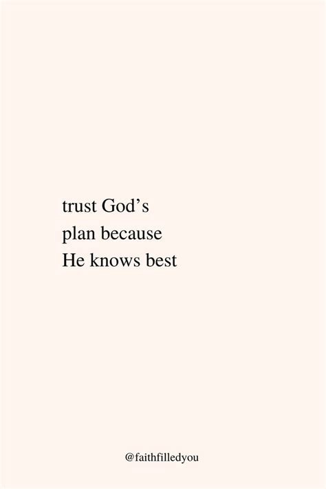 Trusting Gods Plan Even When It Doesnt Align With Our Plan Trust