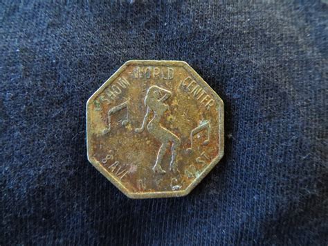 Mystery Factory S Vintage Nude Peep Show Token Burlesque Erotic Risque Ny Show World