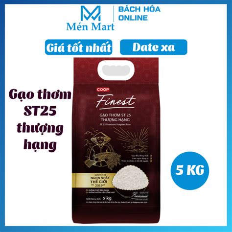Gạo thơm ST25 thượng hạng Coop Finest 5kg | Lazada Việt Nam