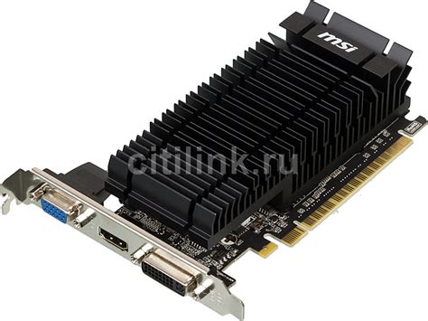 Видеокарта MSI NVIDIA GeForce GT 610, N610-1GD3H/LPV1 - купить в ...